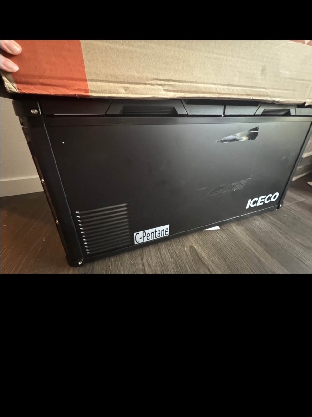 Brand new black iceco 75vl pro refrigerator